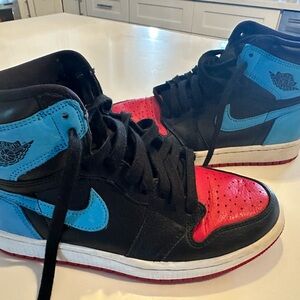 Jordan Kids High-Top Sneakers - Black, Red, and Blue